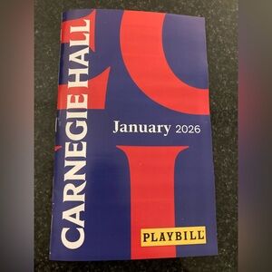 Carnegie Hall Oklahoma Concert Playbill 2026 Jasmine Amy Rogers, Andrew Durand